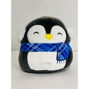 Squishmallows Luna The Penguin with Blue Scarf   4.5”